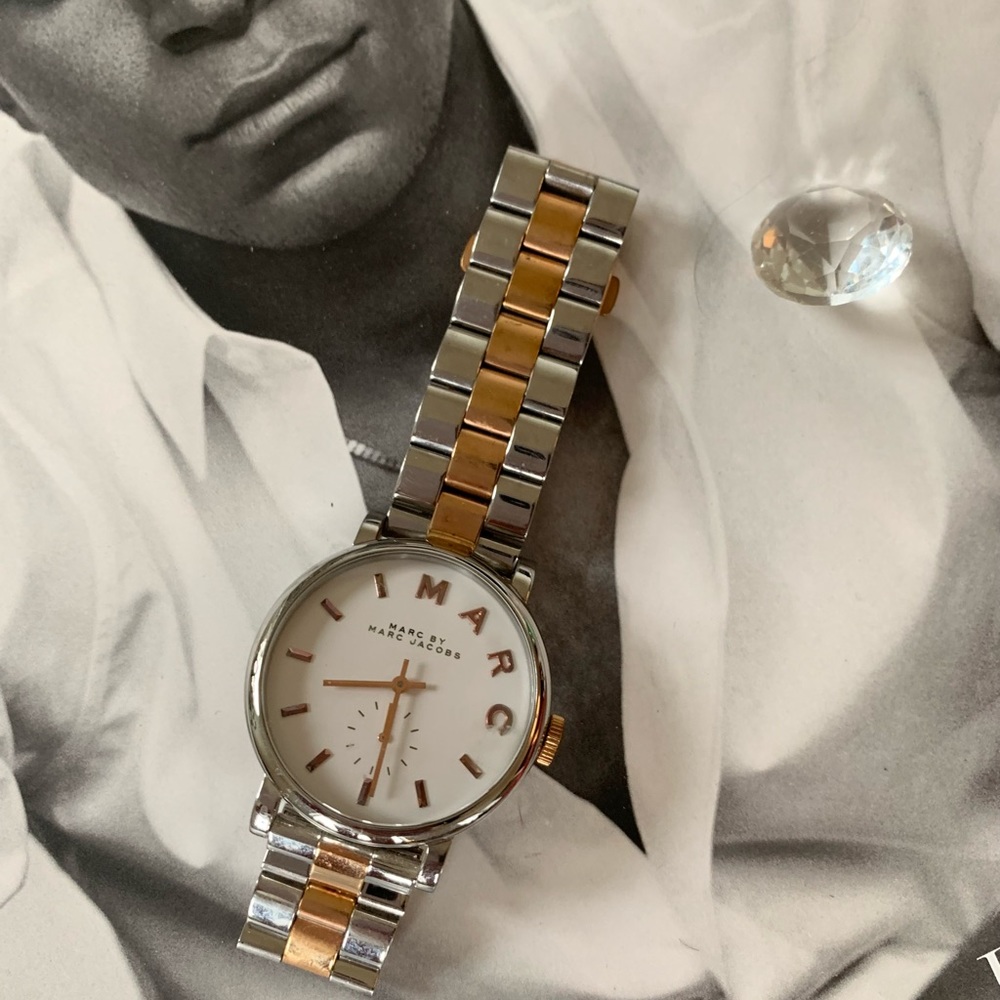 Marc by Marc Jacobs Rose Gold and Silver Watch
